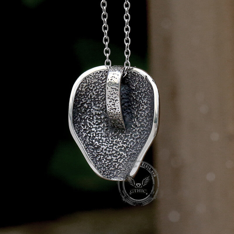 Ghost Head Stainless Steel Skull Pendant