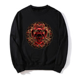 Goat Satan Cotton Skull Sweatshirt