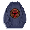 Goat Satan Cotton Skull Sweatshirt