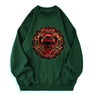 Goat Satan Cotton Skull Sweatshirt