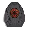 Goat Satan Cotton Skull Sweatshirt