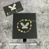 Gold Plated Evil Eye Stainless Steel Bracelet