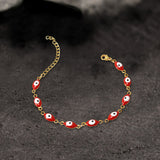 Gold Plated Evil Eye Stainless Steel Bracelet