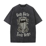 Goth Girls Taste Better Vintage Washed T-shirt