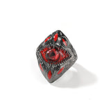 Gothic Alien Eye Brass Ring