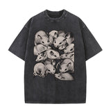 Gothic Creepy Rat Short Sleeve T-shirt