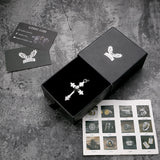 Gothic Cross Stainless Steel Skull Pendant