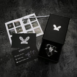 The Devil Satan Stainless Steel Skull Ring