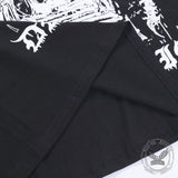 Gothic Skull Polyester T-Shirt Dress