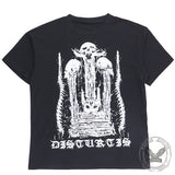 Gothic Skull Polyester T-Shirt Dress