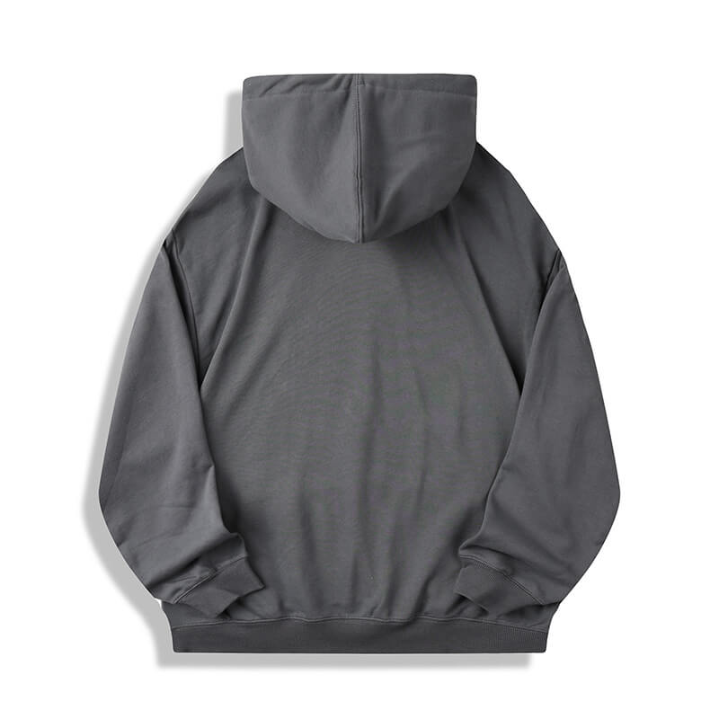 Gothic Skull Rose Cotton Pullover Hoodie