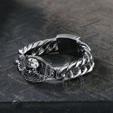 Gothic Stainless Steel Skull Bracelet