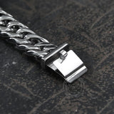 Gothic Stainless Steel Skull Bracelet