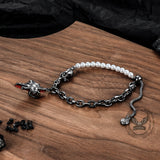 Gothic Thorns Four-Pointed Star Alloy Bracelet