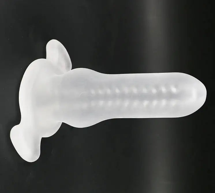 Tapón anal hueco de silicona blanda - Juguete para adultos