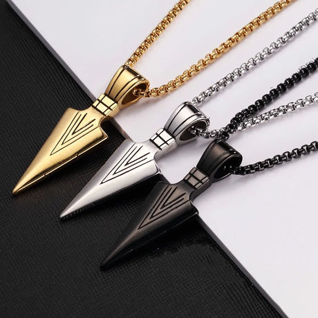 Arrow Head Pendant Long Chain Necklaces - Lootquake