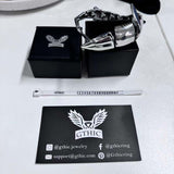 Great White Shark Stainless Steel Bracelet