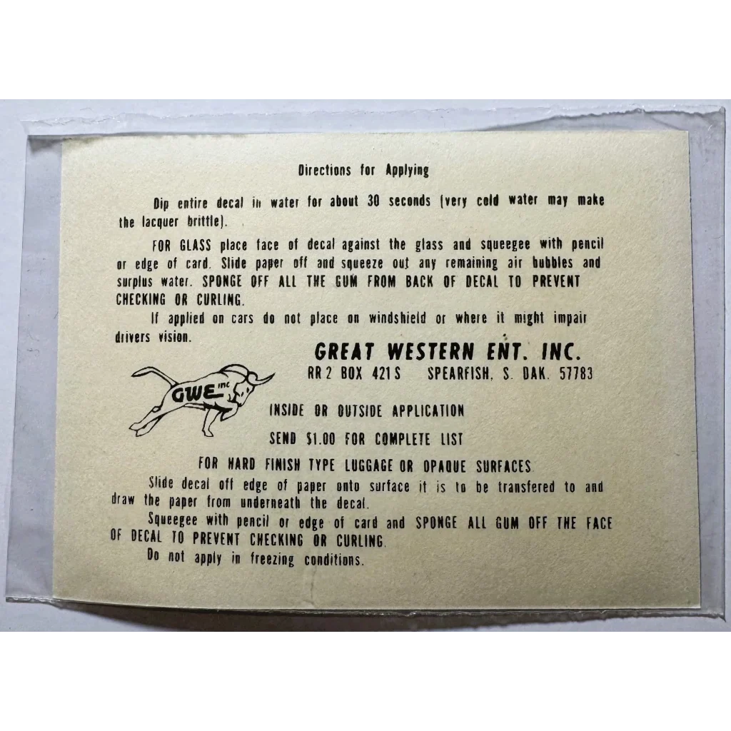 Groovy 1960s Birds and Bees Sex Relieves Tension Decal