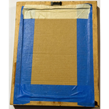 Groovy Framed Button Art Heart Radiates Good Vibes on Sheet Music