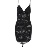 Grunge Mini Mesh Gothic Dress