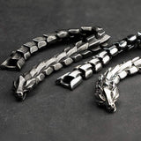 Vintage Dragon Scale Stainless Steel Bracelet