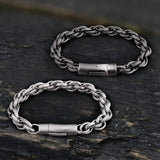 Classic Twist Chain Stainless Steel Bracelet