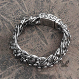 Punk Ghost Head Stainless Steel Skull Bracelet