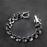 Vintage Dragon Scale Stainless Steel Bracelet