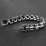 Vintage Dragon Scale Stainless Steel Bracelet