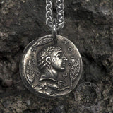 Greek Apollo Brass Coin Pendant