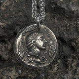 Greek Apollo Brass Coin Pendant