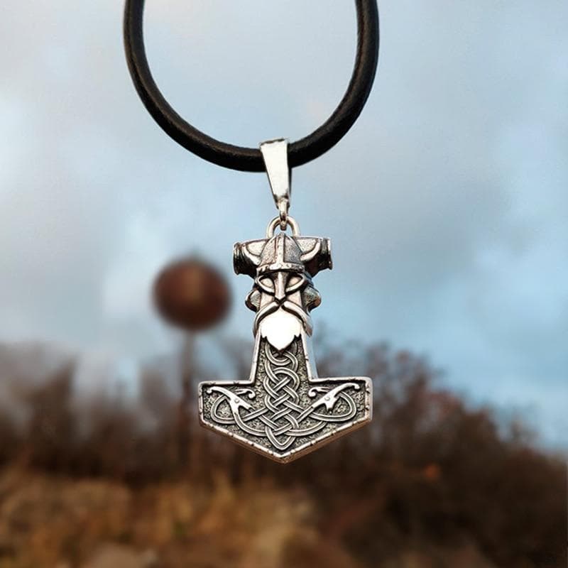 Thor's Hammer Stainless Steel Viking Pendant