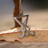 Seal of Lucifer Nephilim Satan Stainless Steel Necklace