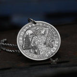 Kashenf Ghost Beauty Papilio Hobo Nickel Pendant