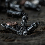 Tribal Totem Pole 316L Stainless Steel Pendant