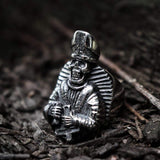 Rock Punk Biker Stainless Steel Skull Ring