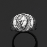 Retro Celtic Wolf Stainless Steel Viking Ring