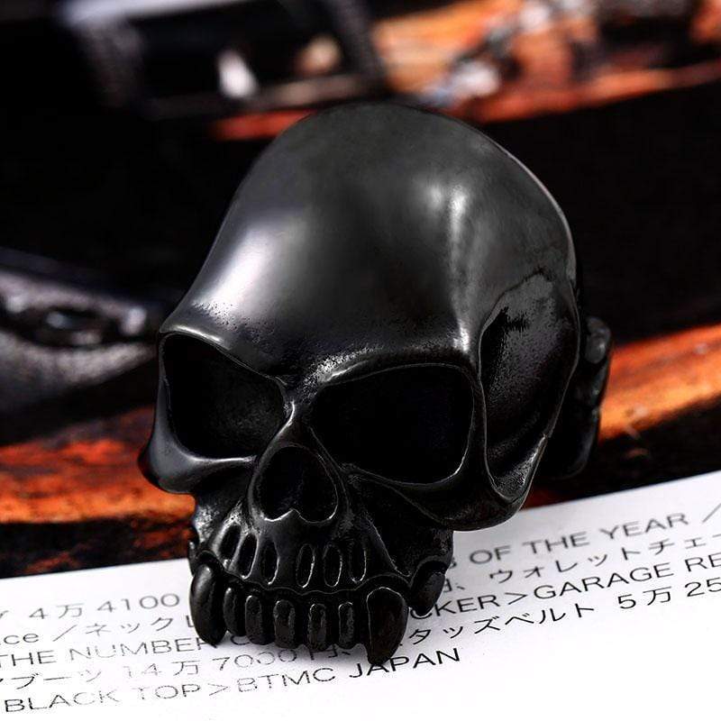 Classic 316L Stainless Steel Skull Ring