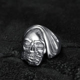 Oh No Series Stainless Steel Skull Ring