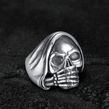 Oh No Series Stainless Steel Skull Ring