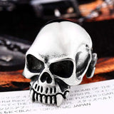 Classic 316L Stainless Steel Skull Ring