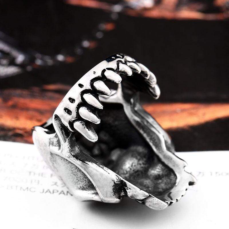 Classic 316L Stainless Steel Skull Ring