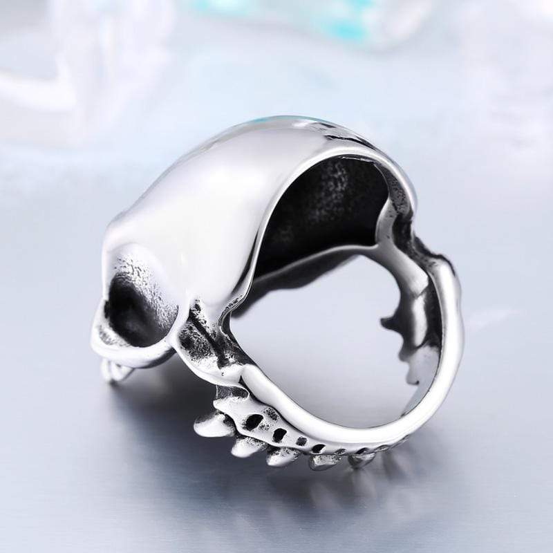 Classic 316L Stainless Steel Skull Ring