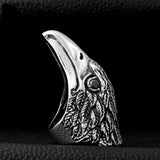 Eagle Head Stainless Steel Beast Ring
