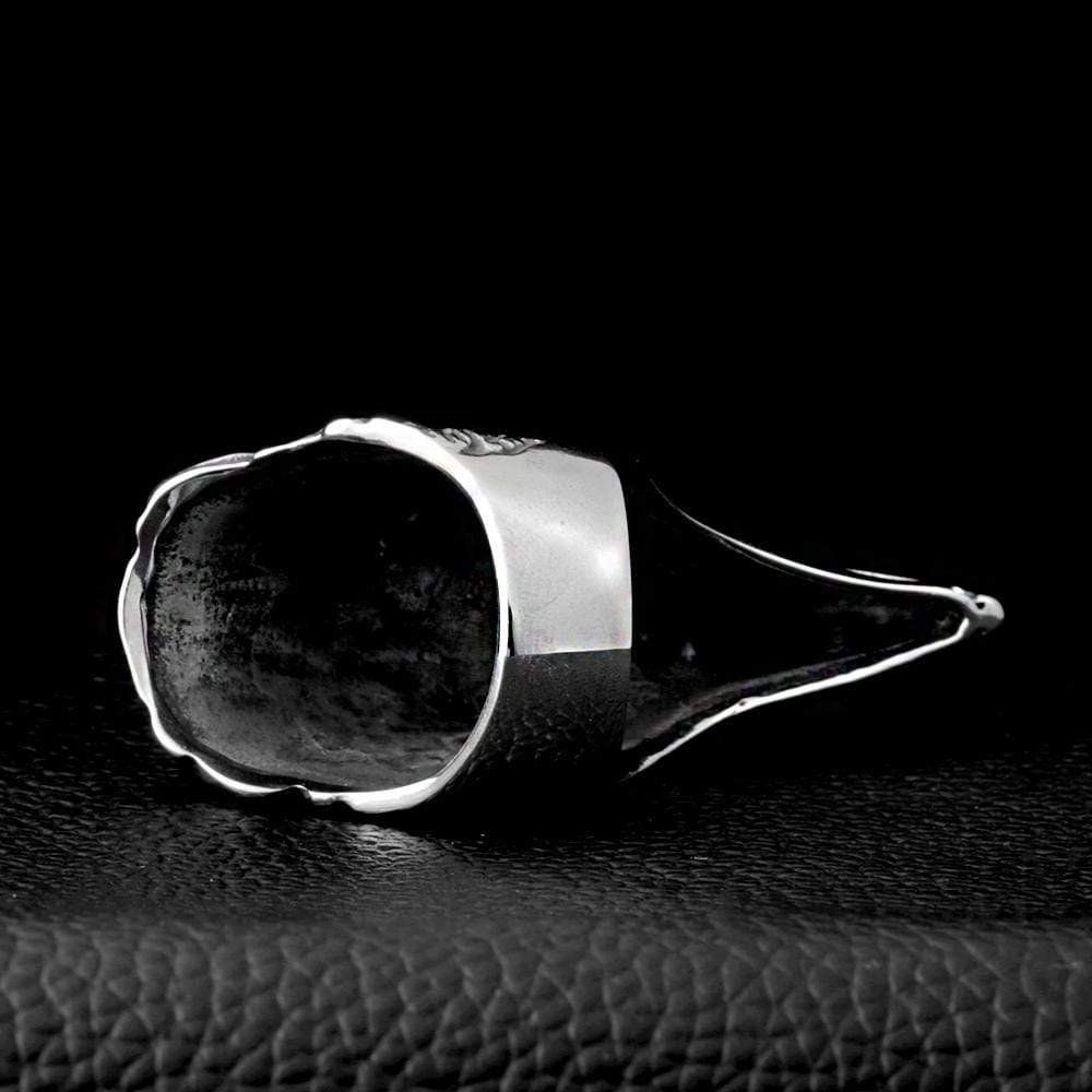 Eagle Head Stainless Steel Beast Ring