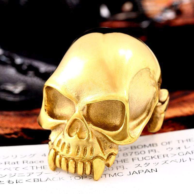 Classic 316L Stainless Steel Skull Ring