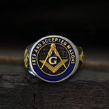 Eye Of Providence 316L Stainless Steel Masonic Ring