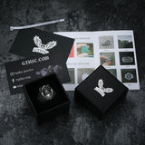 Mythology Odin Wolf Stainless Steel Viking Ring
