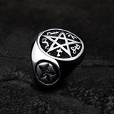 Pentagram Stainless Steel Ring