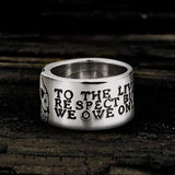 Punk Half-Face Stainless Steel Skull Ring
